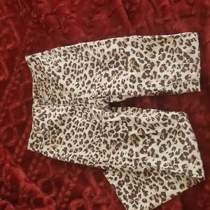 Toddler Girl's Animal Print Pants 4T
